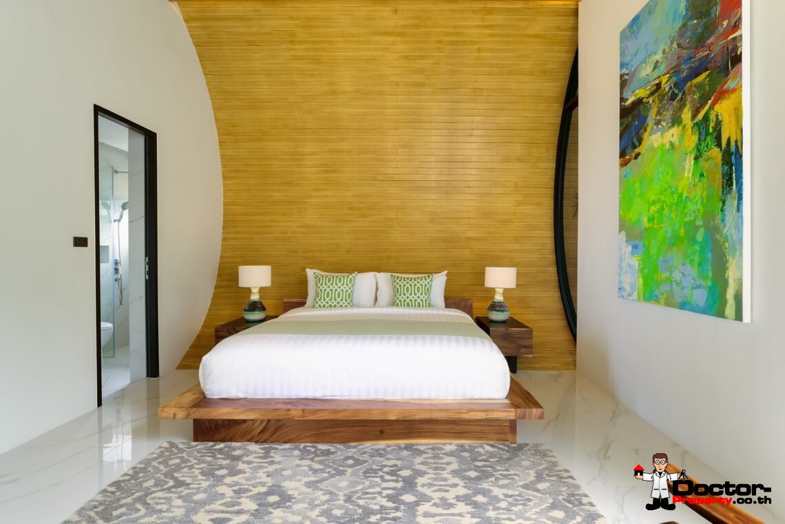 3 Bed Pool Villa with Zen Room, Sea View – Chaweng Noi, Koh Samui – For Sale